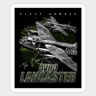 Avro Lancaster Vintage Aircraft Bomber Sticker